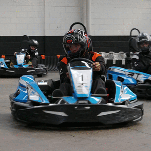 Racing at Supa Karts Next Level
