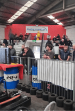 Spectators love watching the endurance team, and individual grand prix, racing at Supa Karts